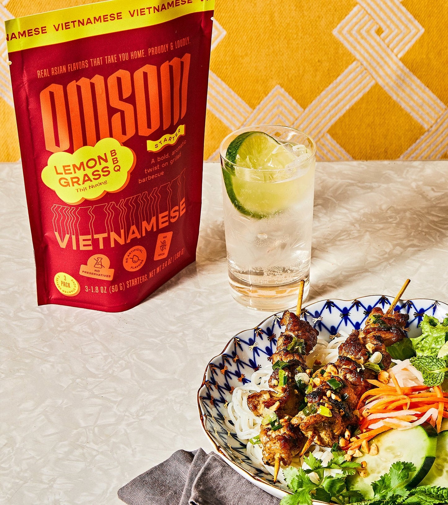 Lemongrass BBQ Starter 3-Pack