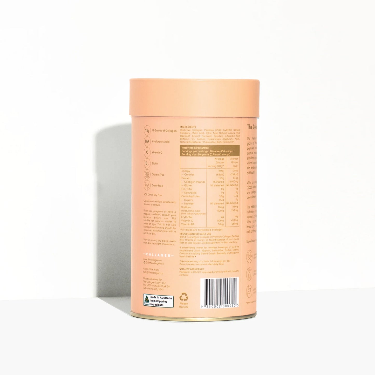 Passionfruit Mango Collagen Powder - 560g - The Collagen Co.