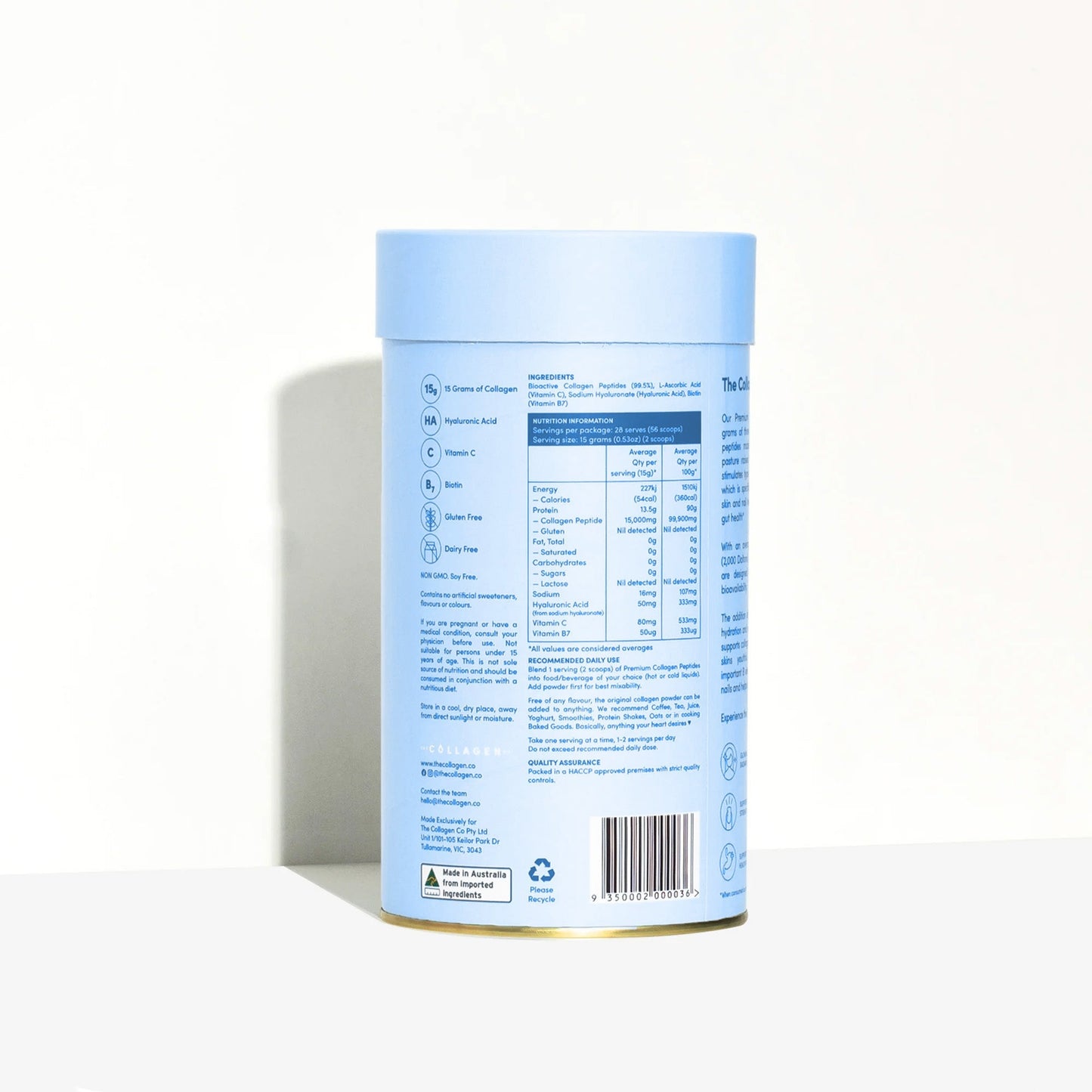 Unflavoured Collagen Powder - 420g - The Collagen Co.